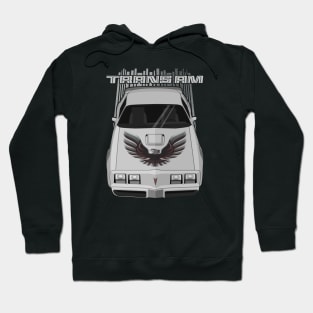 Firebird Trans Am 79-81 - silver and black Hoodie